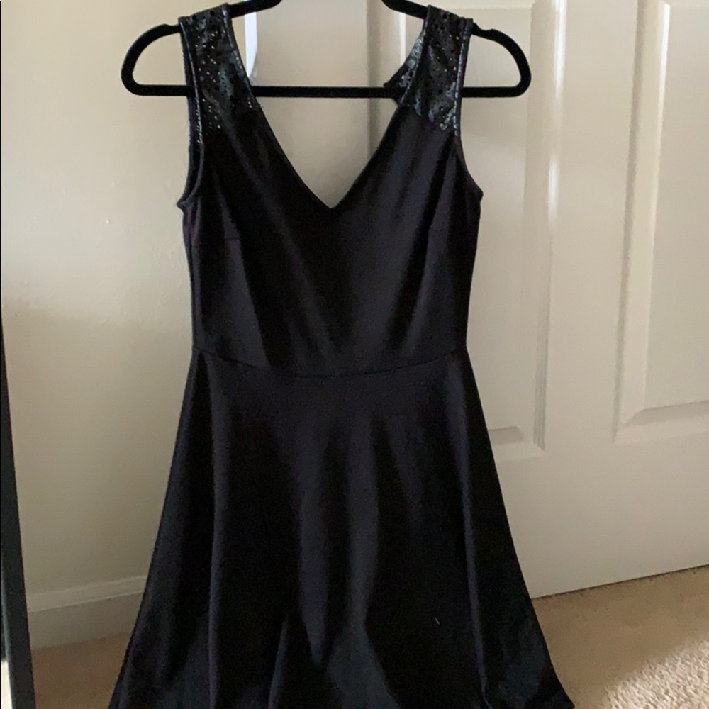 Black tank top mini dress!